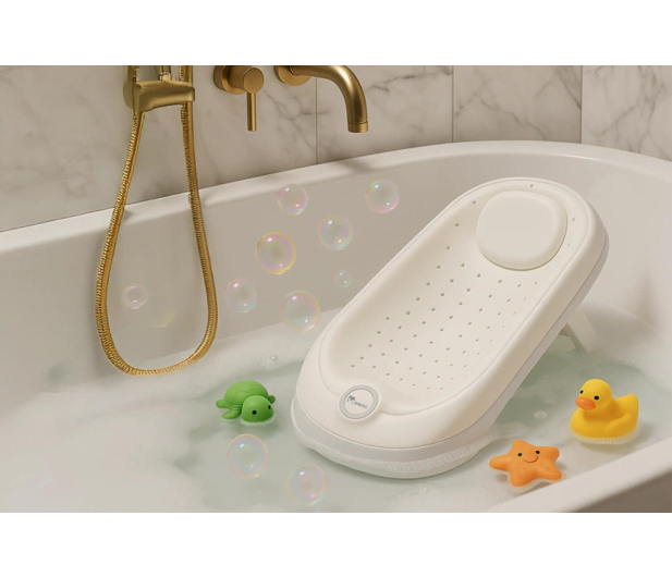 MOMINI Składana Podpórka do kąpieli dla niemowląt BathBuddy beige - 1536416 - zdjęcie 7